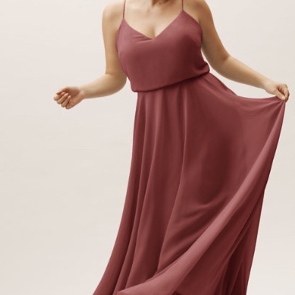 BHLDN Jenny Yoo Inesse Dress in Cinnamon Rose